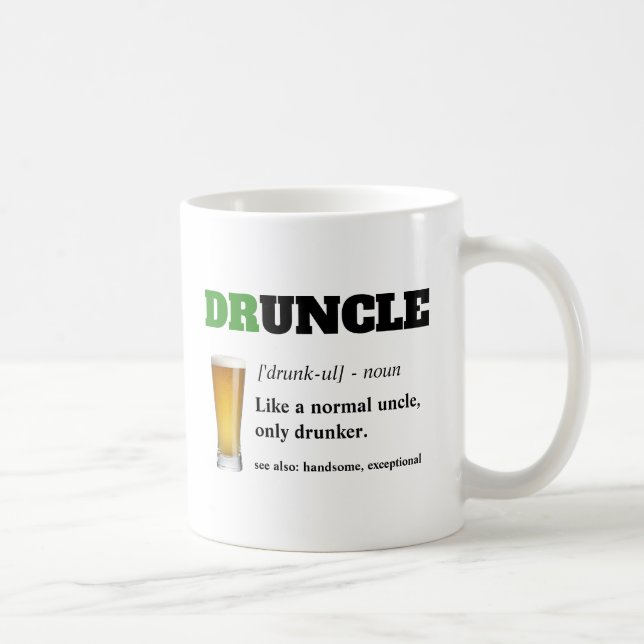 Mug Dire drôle - Oncle fou de Drunny (Droite)