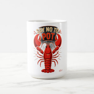 Mug Dire Non Au Homard En Pot Manches Longues