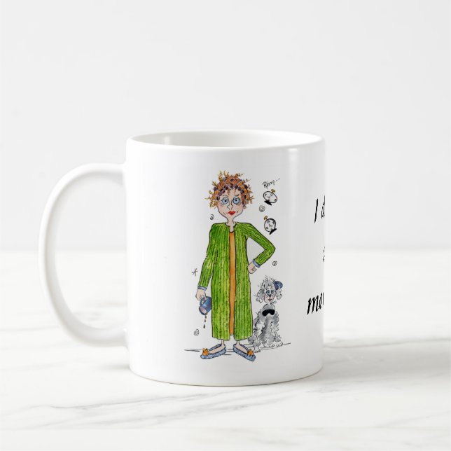 Mug Dire que je ne fais pas de caricature matinale (Gauche)
