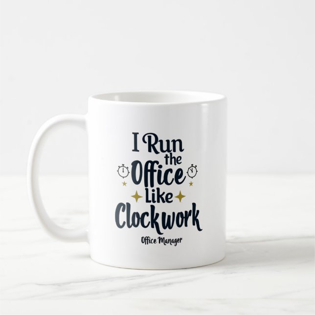 Mug Directeur de bureau Je fais tourner le bureau comm (Gauche)