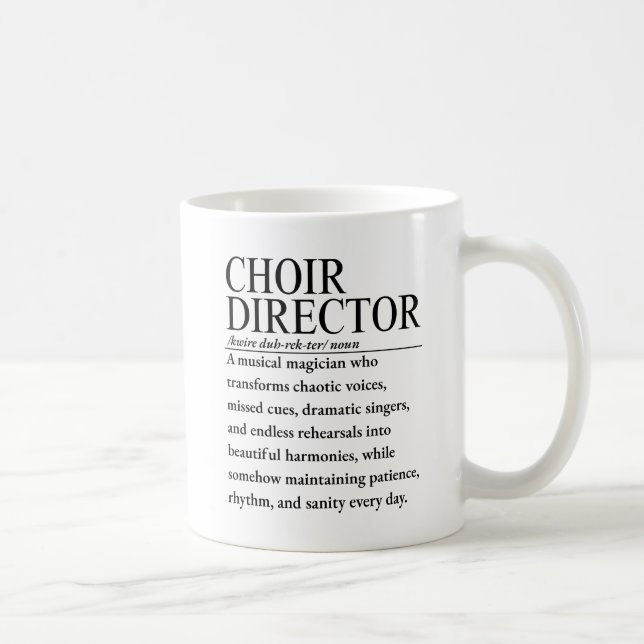 Mug Directeur de chœur (Droite)