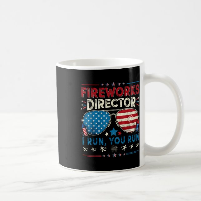 Mug Directeur de Feu d'Artifice Je Cours Vous Cours Dr (Droite)