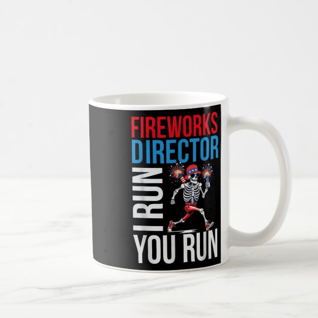Mug Directeur de Feux d'Artifice I Je Cours Vous Coure (Droite)