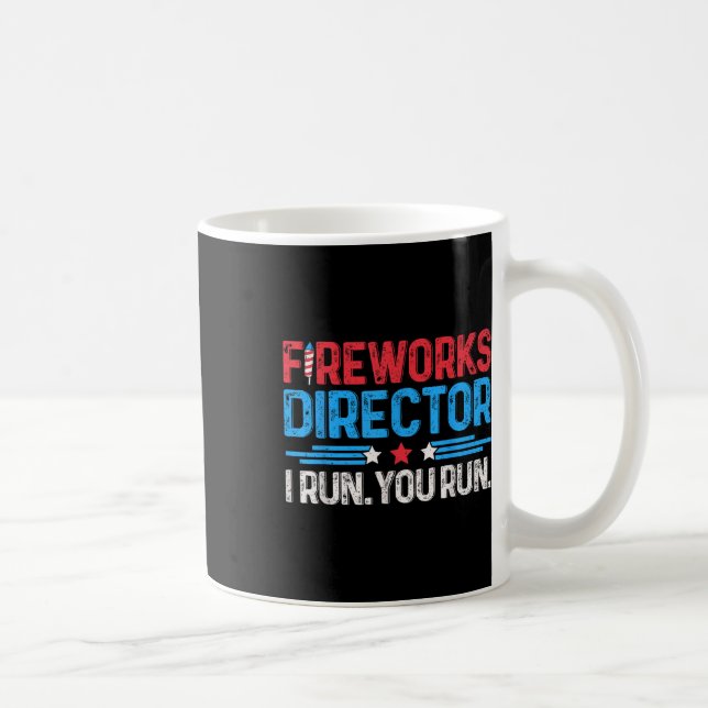 Mug Directeur de Feux d'Artifice I Je Cours Vous Cours (Droite)