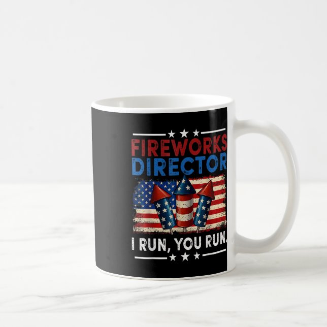 Mug Directeur de Feux d'Artifice - Je Cours Vous Coure (Droite)
