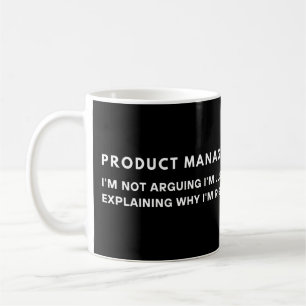 Mug Directeur de produit Je ne discute pas, j'explique