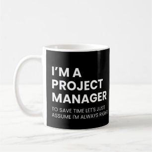 Mug Directeur de projet Citation drôle de patron