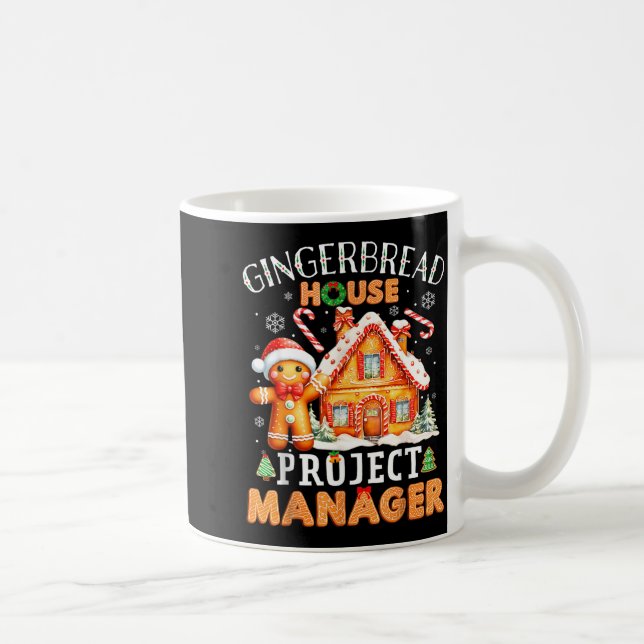 Mug Directeur de projet de maison en pain d'épices Déc (Droite)