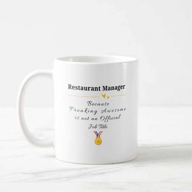 Mug Directeur de restaurant (Gauche)