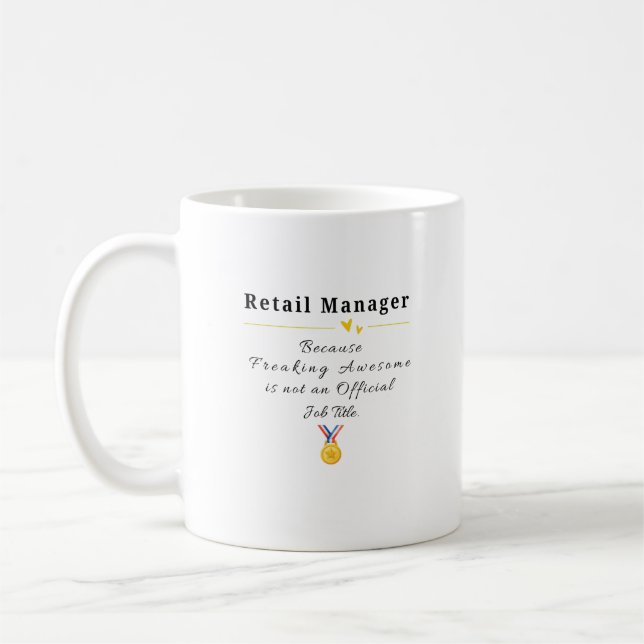 Mug Directeur de vente au détail (Gauche)