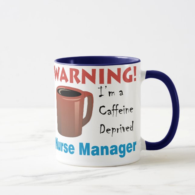 Mug Directeur d'infirmière déshérité par caféine (Droite)