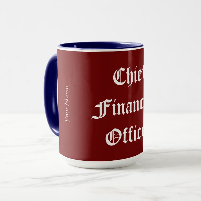 Mug "Directeur financier" (Devant gauche)