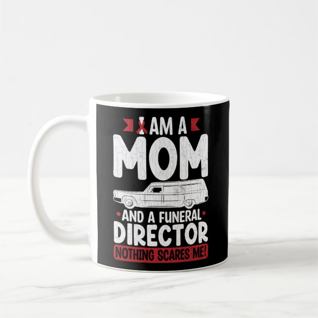 Mug Directeur funéraire Maman Embalmer Mortician (Gauche)