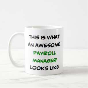 Mug directeur impressionnant de feuille de paie