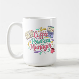 Mug Directeur propulsé par le café Bureau professionne