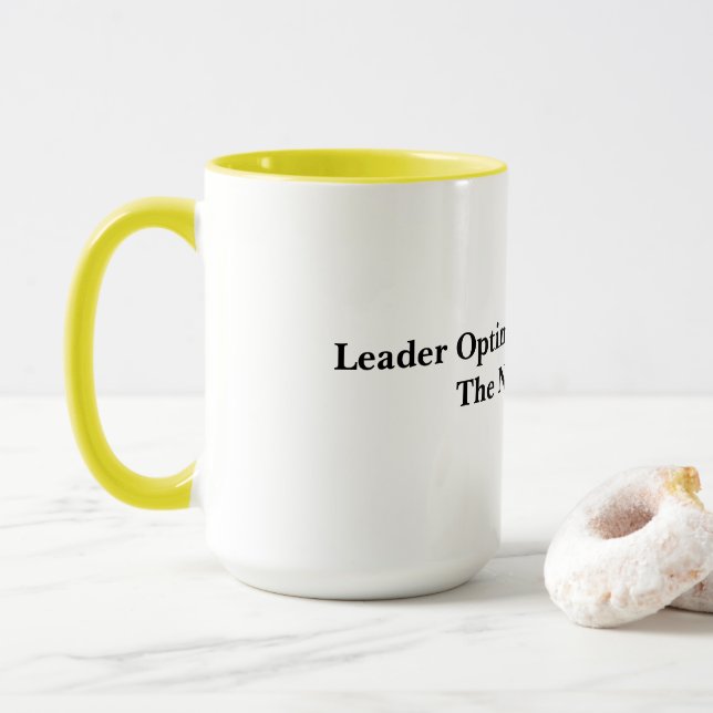 MUG DIRECTION DE LINÉARISATION DE CHEF - LE NOUVEAU (Avec donut)