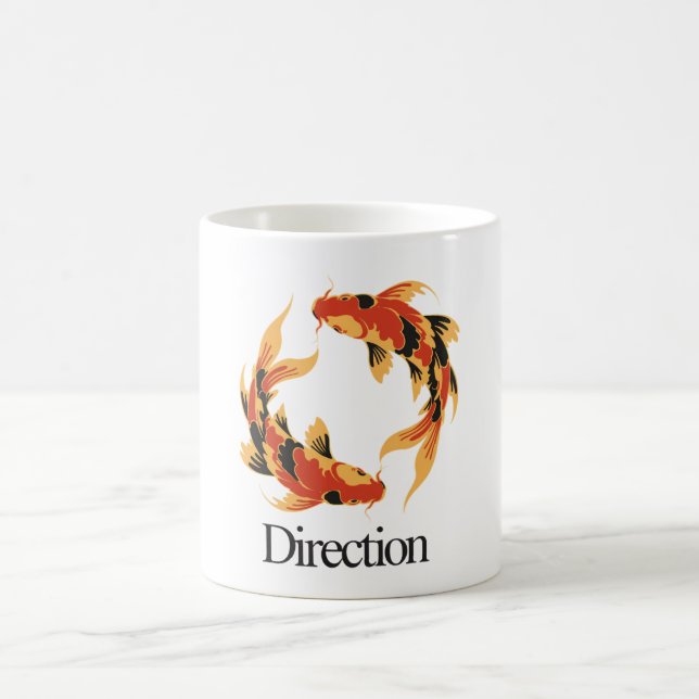 Mug Direction – Timeless Koi Symbol of Clarity, Growth (Centre)