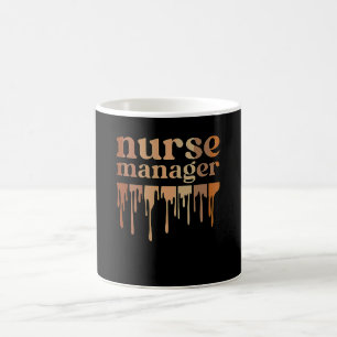Mug Directrice de soins infirmiers noire Afro-Américai
