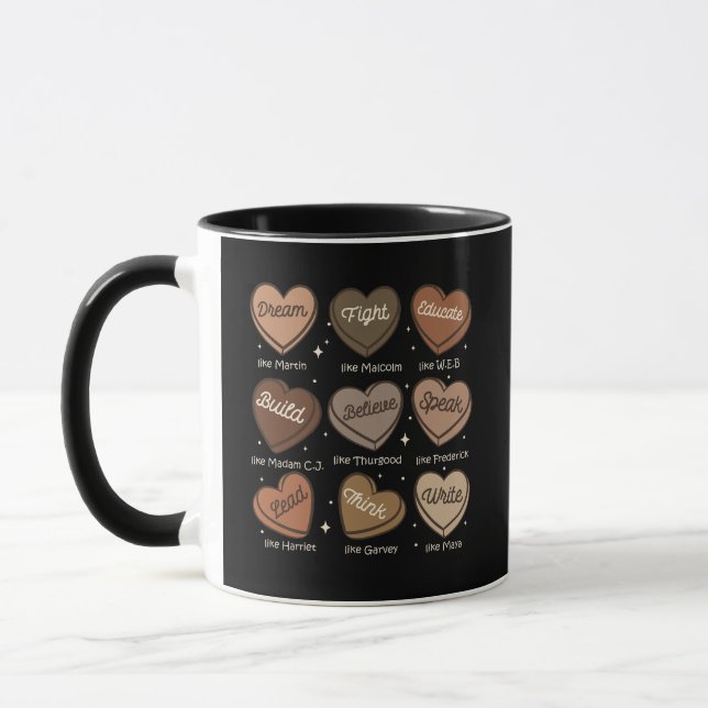 Mug Dirigeants Inspirants de l'Histoire Noire Conversa (Gauche)