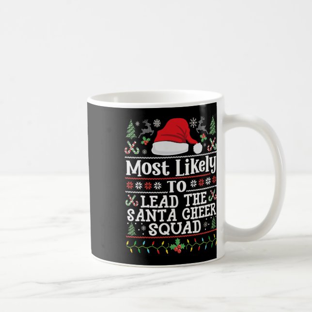 Mug Dirigez l'équipe de cheer de Noël de Santa - Cheer (Droite)