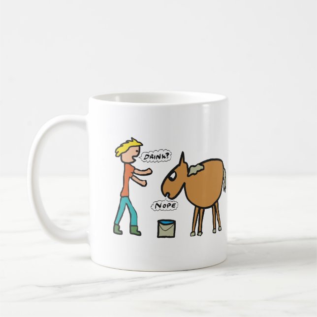 Mug Dirigez Un Cheval Vers L'Eau (Gauche)