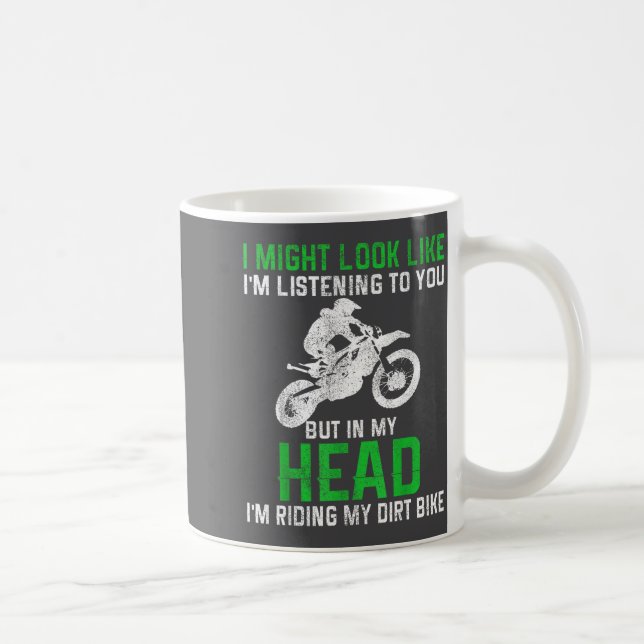 Mug Dirt Bike Motocross Enduro Funny Quote Motorcycle  (Droite)