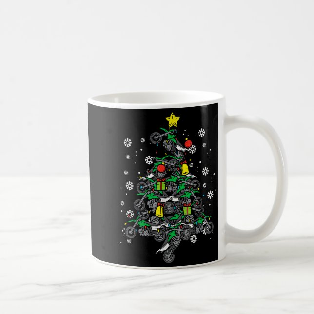 Mug Dirt Bikes Christmas Tree Xmas Motocross Men Boy  (Droite)