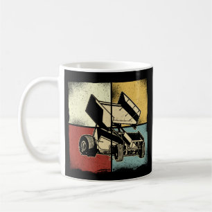Mug Dirt Track Racing Retro Sprint voiture voiture Spr