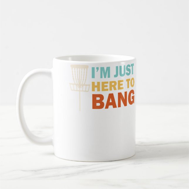 Mug Disc Golf JE SUIS JUSTE ICI POUR FAIRE LE PITRE Ca (Gauche)