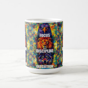 Mug Discipline de mise au point Exécution Aigle Lion L