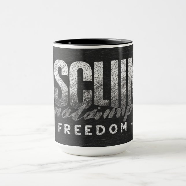 Mug "Discipline Equals Freedom" Motivational Quote | G (Centre)