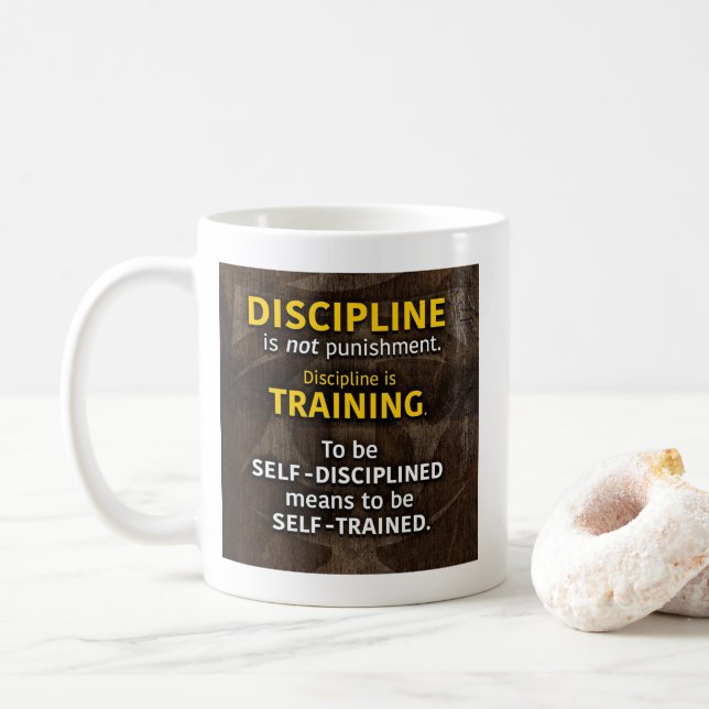 Mug Discipline Est Formation - Exercice Gym Inspiratio (Avec donut)