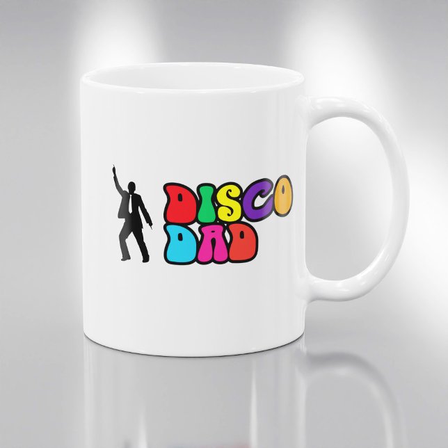 Mug Disco Dad - Un cadeau les années 70 rétro pour pap (Créateur téléchargé)