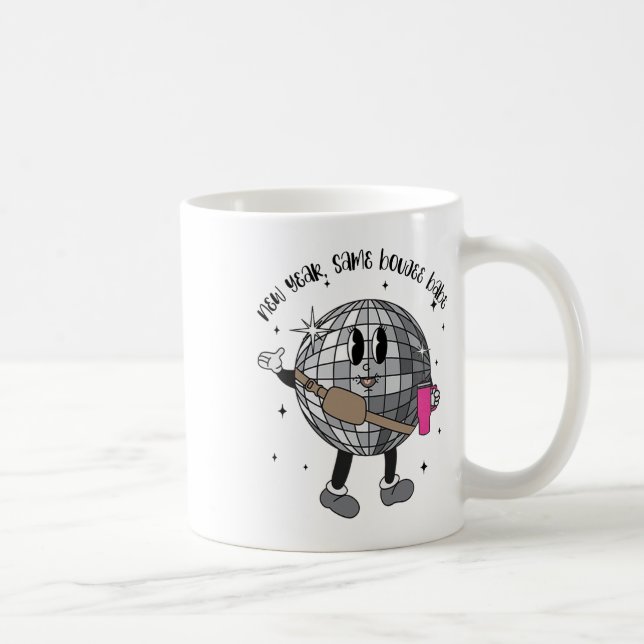 Mug Disco Nouvel An Même Boujee Joyeux Noël  (Droite)