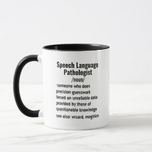 Mug Discours amusant Langue Pathologiste Définition ca