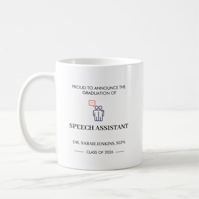 Mug Discours de la promotion 2026 Assistant d'orthopho (Gauche)