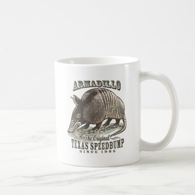Mug Discussions amusantes d'Armadillo par Mudge Studio (Droite)