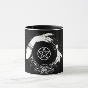 Mug Diseur de bonne aventure mystique noir Boule de cr