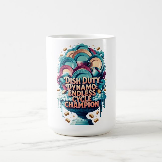 Mug Dish Duty Dynamo T Shirt, Endless Cycle Champion  (Centre)