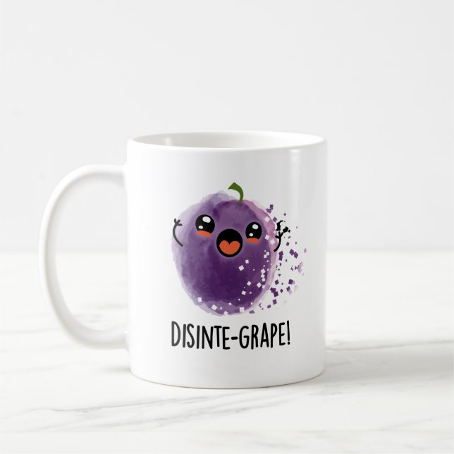 Mug Disinte-grape Funny Désintégration Grape Pun (Gauche)