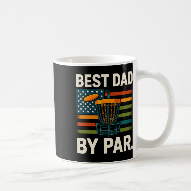 Mug Disque de Disc Golf Drôle Meilleur Papa Par Camo D (Droite)