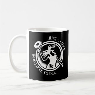 Mug Disque féminin personnalisé Golf
