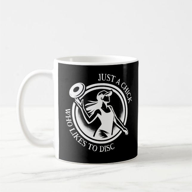 Mug Disque féminin personnalisé Golf (Gauche)