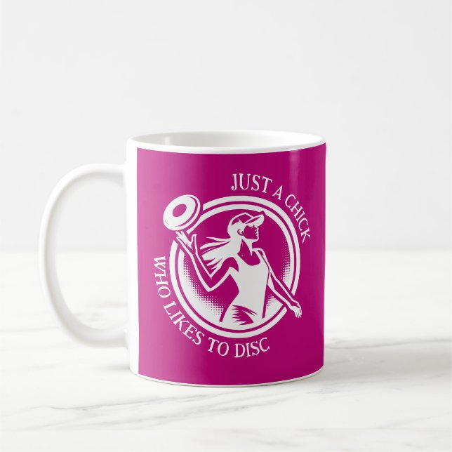 Mug Disque féminin personnalisé Golf (Gauche)