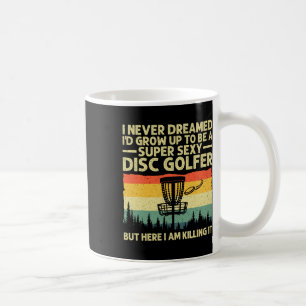 Mug Disque Golfeur Art Pour Hommes Femmes Disque Golf