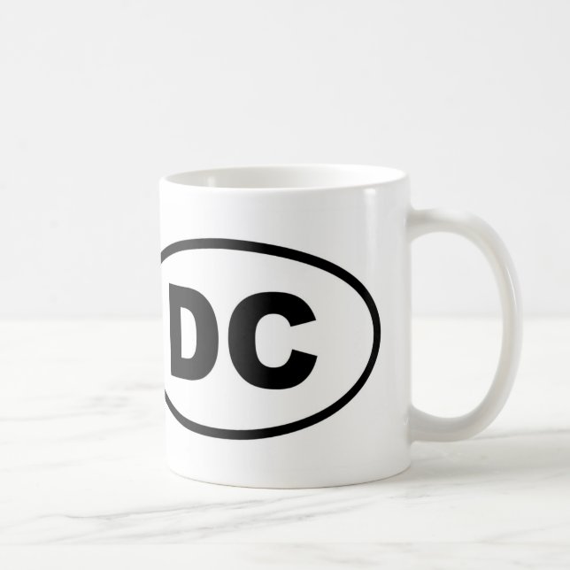 Mug District de Washington DC de Columbia (Droite)
