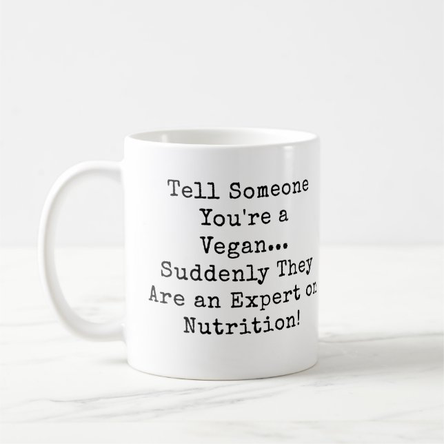 Mug Dites à quelqu'un que vous êtes un expert en nutri (Gauche)