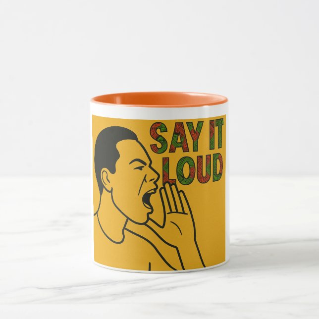 MUG DITES-LE LOUD (IMAGE MASCULE) (Centre)