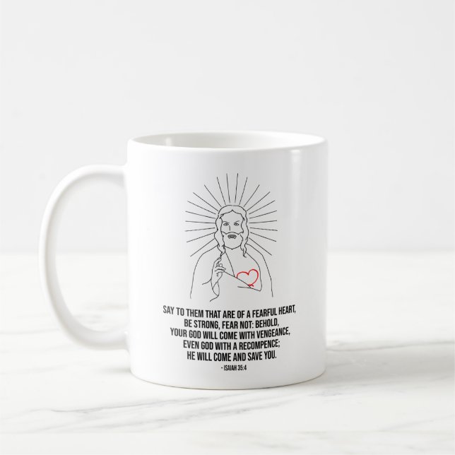 Mug Dites-Leur Qui Sont D'Un Coeur Effrayant (Gauche)