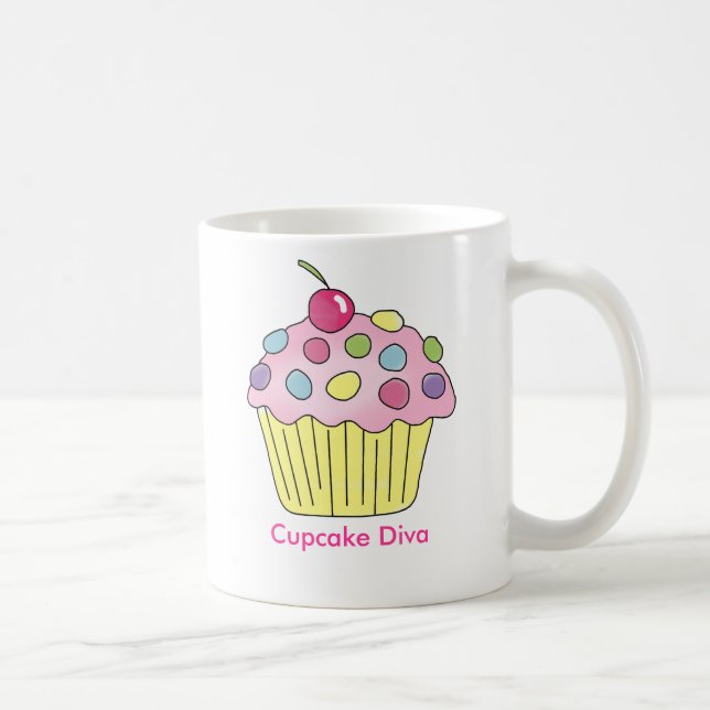 Mug Diva de petit gâteau (Droite)